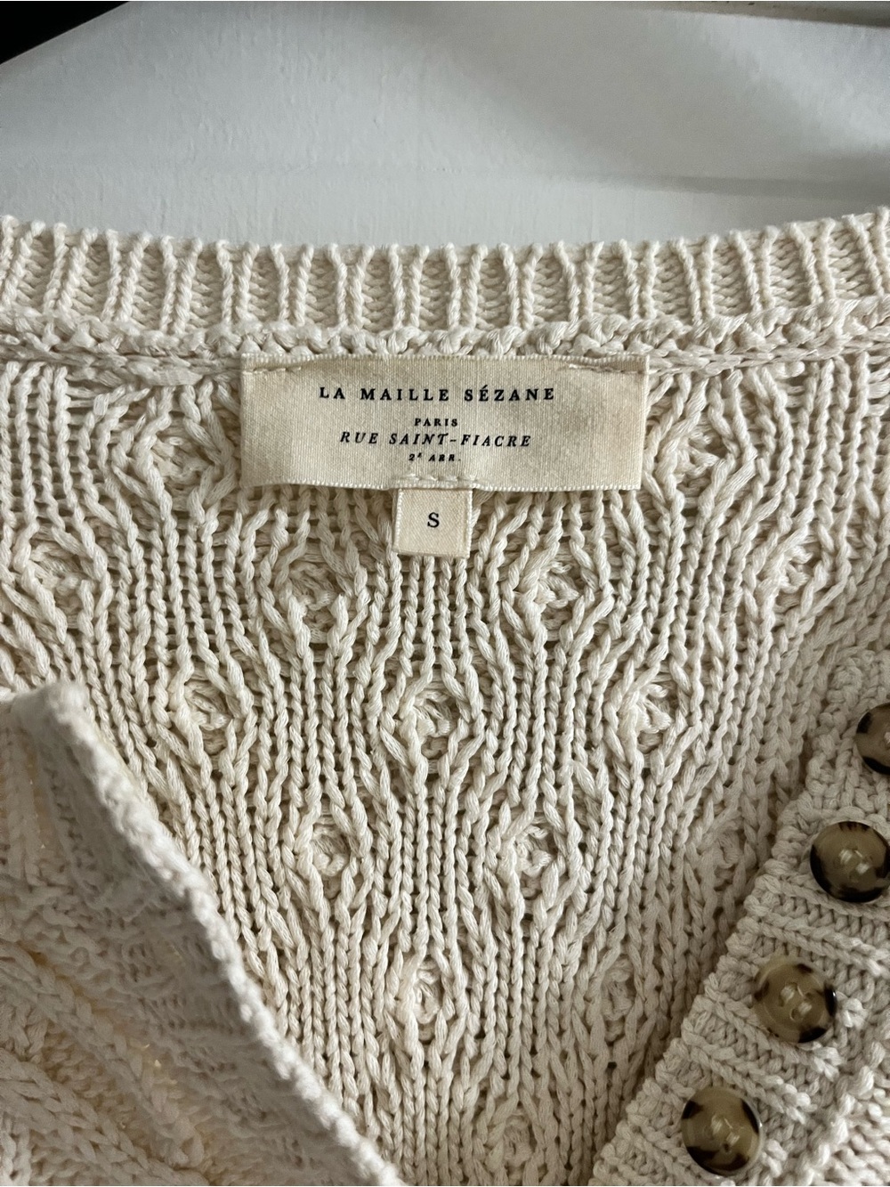 ✨ SEZANE Bree Cotton Sweater - Picture 3 of 7